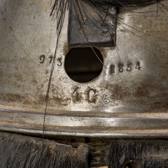 Helm M 1858 f&uuml;r Angeh&ouml;rige der K&uuml;rassiere und K&uuml;rass M 1825
