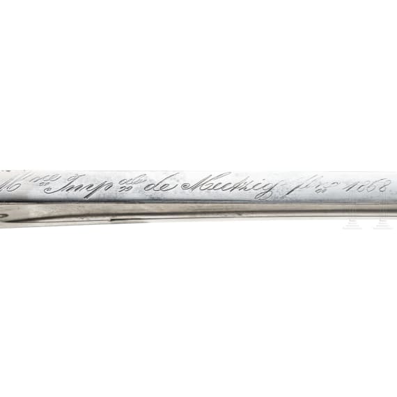 Degen M 1887 f&uuml;r Unteroffiziere der Infanterie und Chassepot-Bajonett