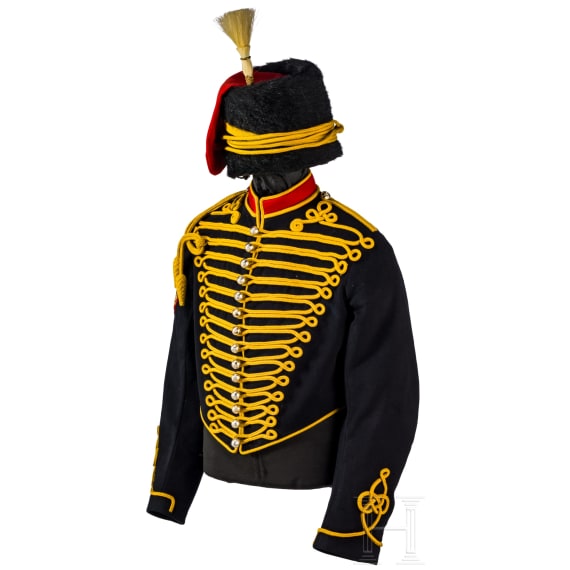 A busby and a dolman for members of the Royal Horse Artillery, 20th century
