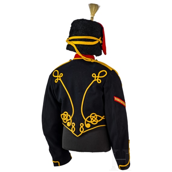 A busby and a dolman for members of the Royal Horse Artillery, 20th century
