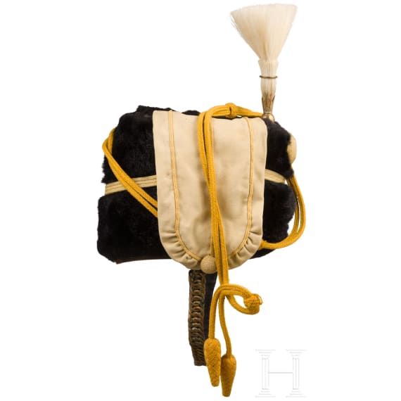 A busby for members of the 14th Hussars, dated 1909