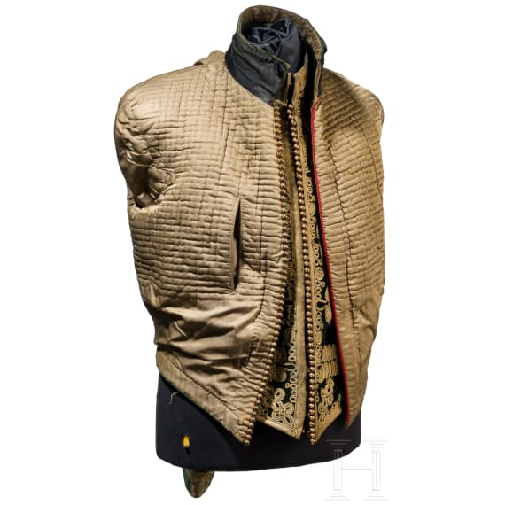 Uniform tunic and waistcoat for officers of the 5th (Princess Charlotte of Wales&rsquo;s) Dragoon Guards, circa1900