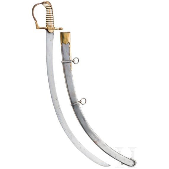 A sabre M 1796 for officers of the light cavalry, circa 1830