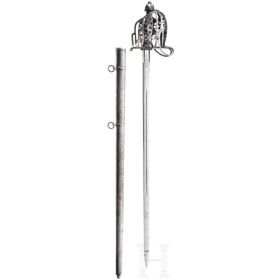 A broadsword belonging to Major Francis R. Tarleton of the Highland Infantry, circa 1900