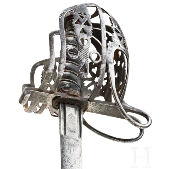 A broadsword belonging to Major Francis R. Tarleton of the Highland Infantry, circa 1900