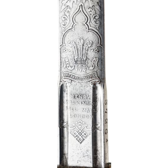 A broadsword belonging to Major Francis R. Tarleton of the Highland Infantry, circa 1900