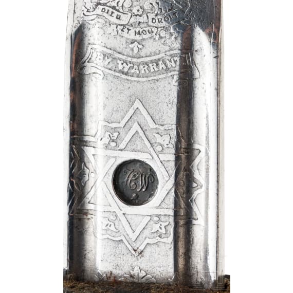 A broadsword belonging to Major Francis R. Tarleton of the Highland Infantry, circa 1900