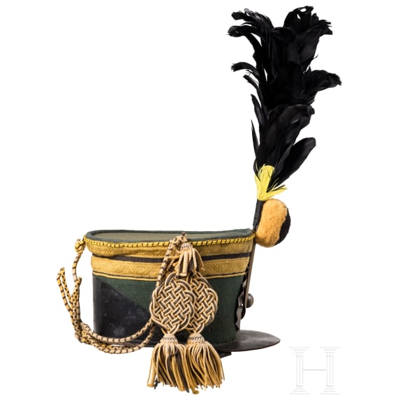 A shako M 1836 shako for NCO&acute;s in the 10th Hussar Regiment