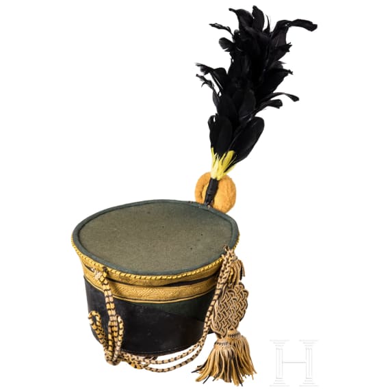 A shako M 1836 shako for NCO&acute;s in the 10th Hussar Regiment