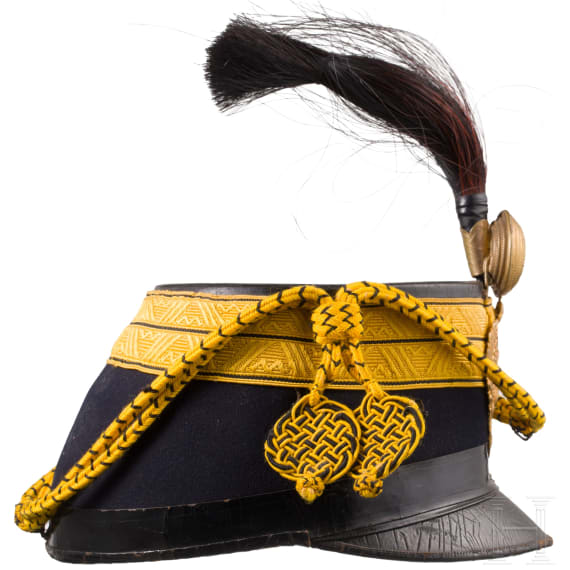 A sergeant&rsquo;s/ensign&rsquo;s shako in the Imperial and Royal Hussar Regiment No. 13