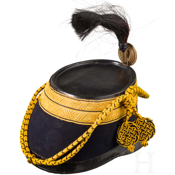 A sergeant&rsquo;s/ensign&rsquo;s shako in the Imperial and Royal Hussar Regiment No. 13