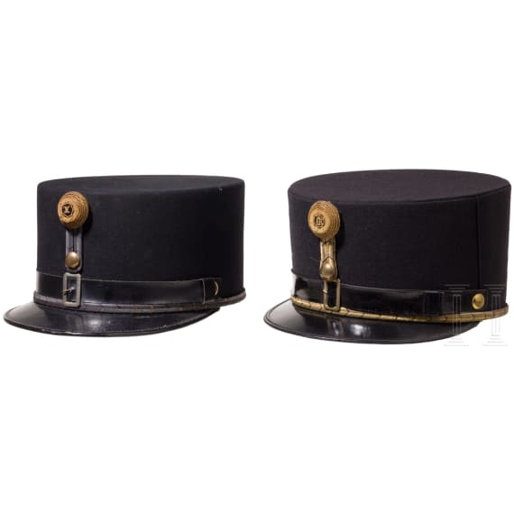 Two caps for officers of the Austro-Hungarian Army