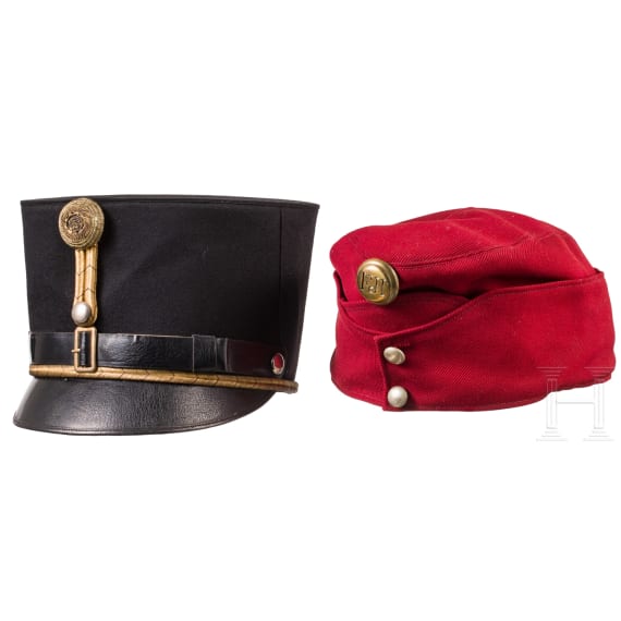 Two caps for members of the Austro-Hungarian Army