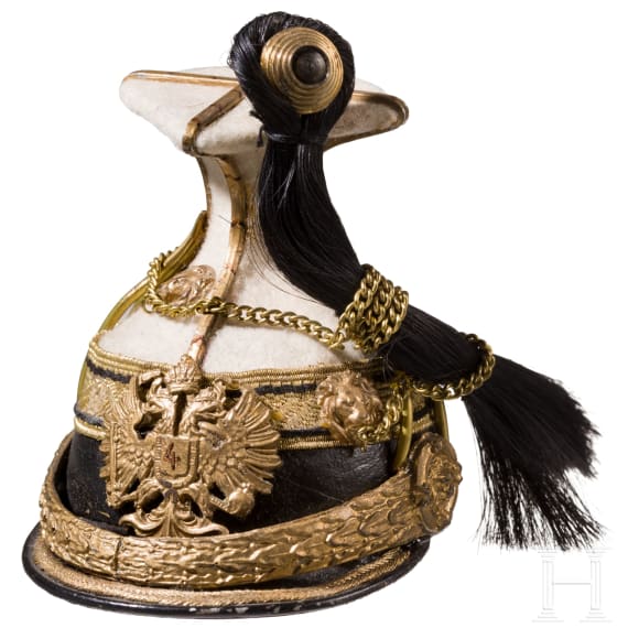 A miniature czapka for officers of the Imperial and Royal &lsquo;Kaiser&rsquo; No. 4 Uhlan Regiment, 20th century