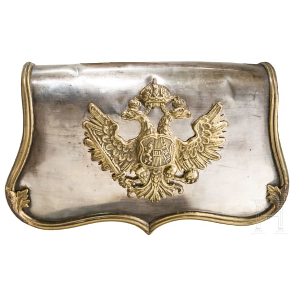 A cartouche box and bandolier for officers of the mounted troops