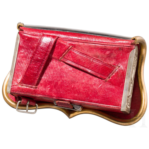 A cartouche box and bandolier for officers of the mounted troops