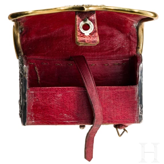 Two cartouche boxes and a sword knot