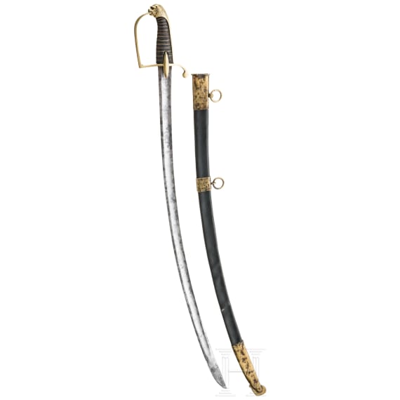 L&ouml;wenkopfs&auml;bel f&uuml;r Offiziere der Infanterie, ab 1798