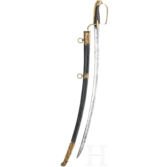 L&ouml;wenkopfs&auml;bel f&uuml;r Offiziere der Infanterie, ab 1798