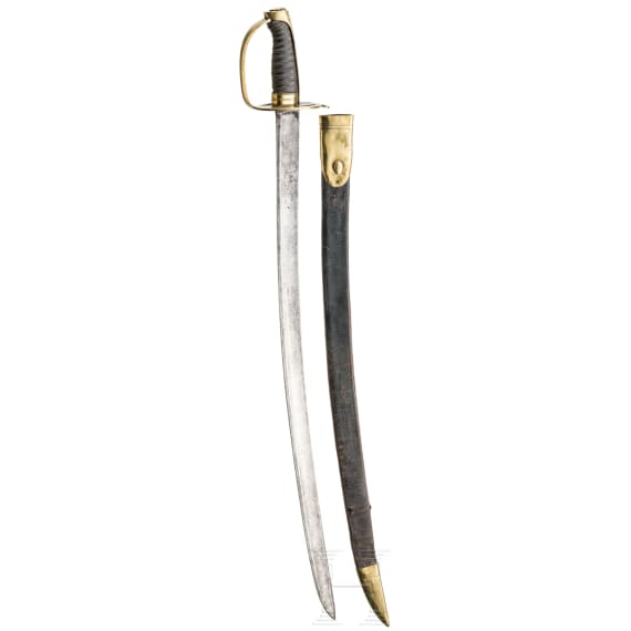 S&auml;bel &auml;hnlich Prima-Plana der ungarischen Infanterie, um 1798