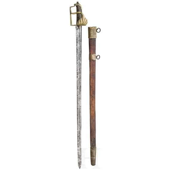 Pallasch M 1748 f&uuml;r Angeh&ouml;rige der Dragoner-Regimenter