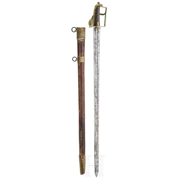 Pallasch M 1748 f&uuml;r Angeh&ouml;rige der Dragoner-Regimenter