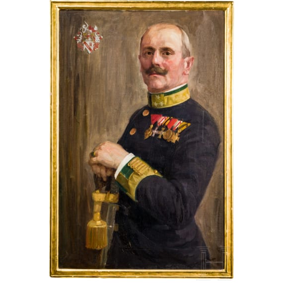 Prof. Robert Streit - Portrait eines Obersts und Regimentskommandanten der k.u.k. Infanterie