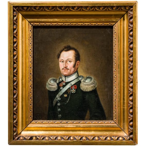 Portrait des polnischen Generals und Kommandanten der Warschauer Kavallerie-Offiziersschule Franciszek Czarnomski, Polen, 1.H. 19. Jhdt