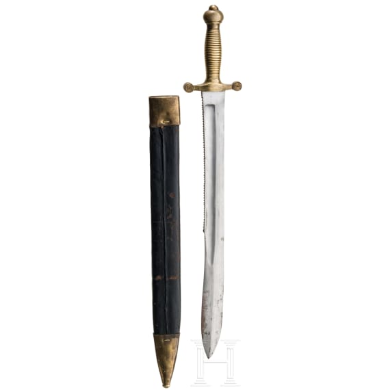 A Russian fascine knife for gunners and sappers M 1835, dated 1838, replica
