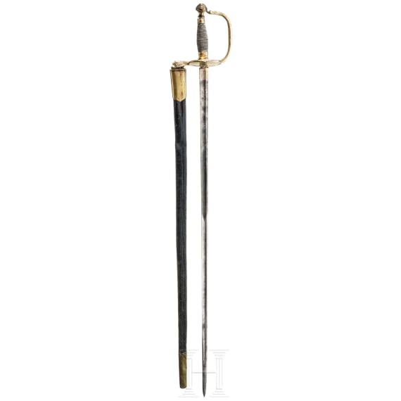 Degen f&uuml;r Offiziere der Infanterie, um 1800