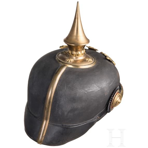 Helm f&uuml;r Reserveoffiziere der badischen Armee, um 1900
