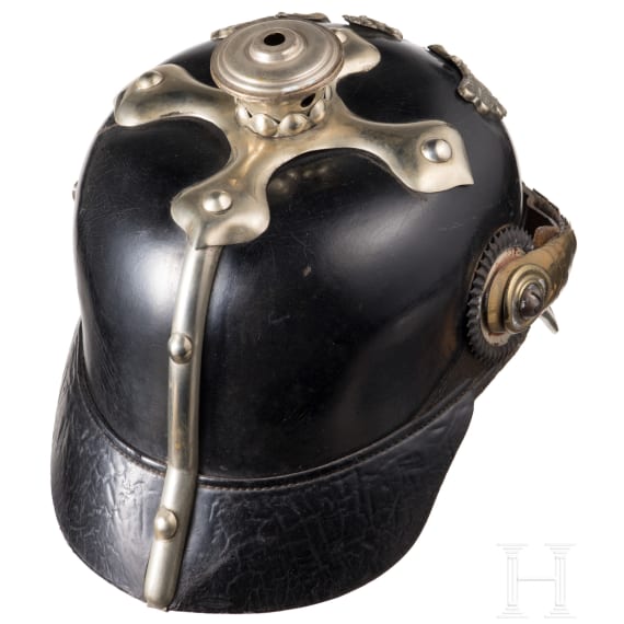 Helm f&uuml;r Mannschaften der badischen Dragoner, um 1900