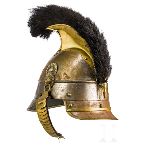 Helm M 1842/48 und K&uuml;rass f&uuml;r Mannschaften der K&uuml;rassiere