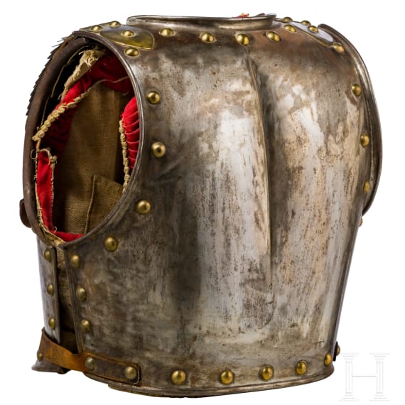 A helmet M 1842 and a cuirass for troopers of Bavarian cuirassiers