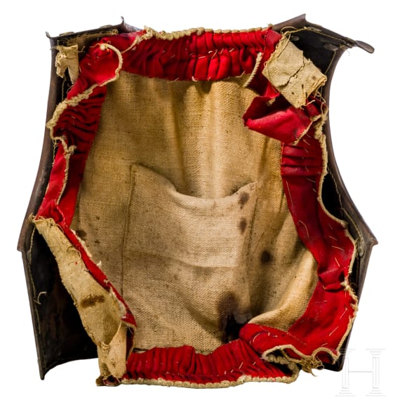 A helmet M 1842 and a cuirass for troopers of Bavarian cuirassiers