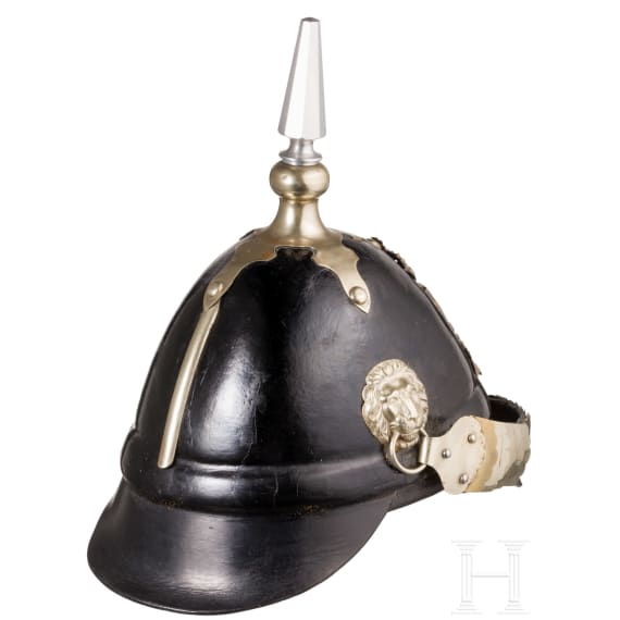 A helmet M 1848 for enlisted men of the Landwehr infantry