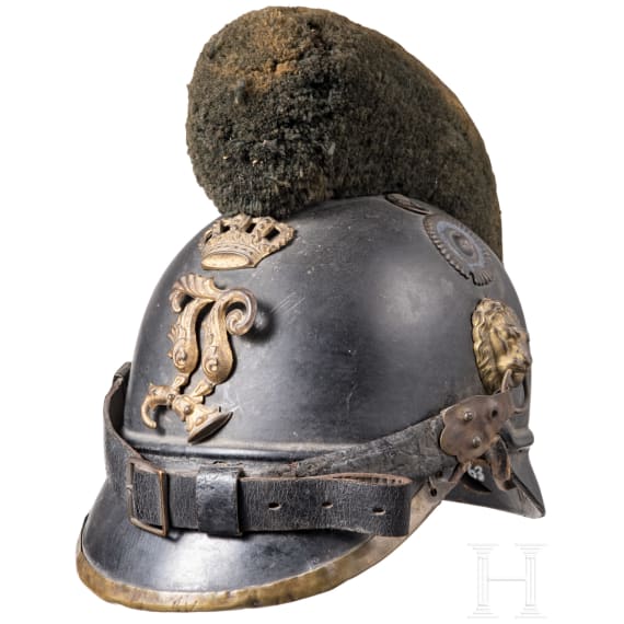 A helmet model 1868 for enlisted men of the infantry