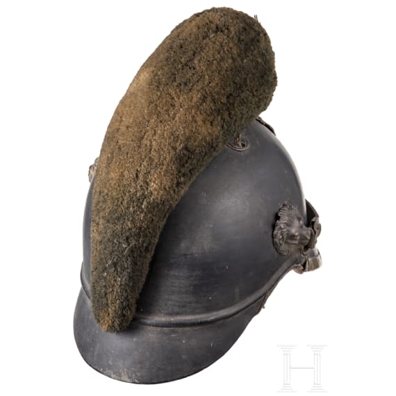 A helmet model 1868 for enlisted men of the infantry