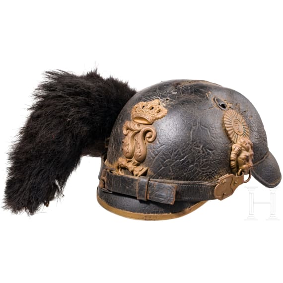 A helmet M 1868 for officers of the infantry