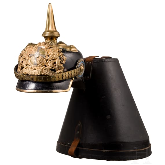 A helmet M 1886 for infantry reserve officers