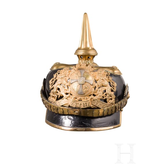A helmet M 1886 for infantry reserve officers