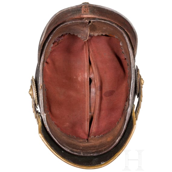 A helmet M 1886 for infantry reserve officers