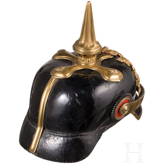A helmet M 1886 for infantry reserve officers