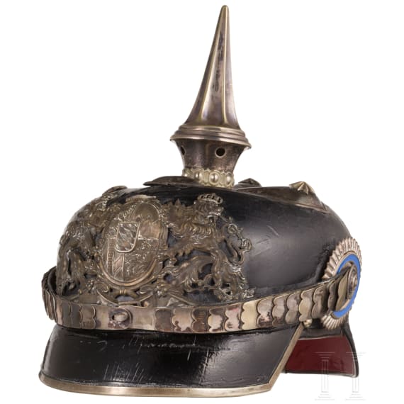 A helmet M 1886 for officers of the Bavarian Army, circa 1910
