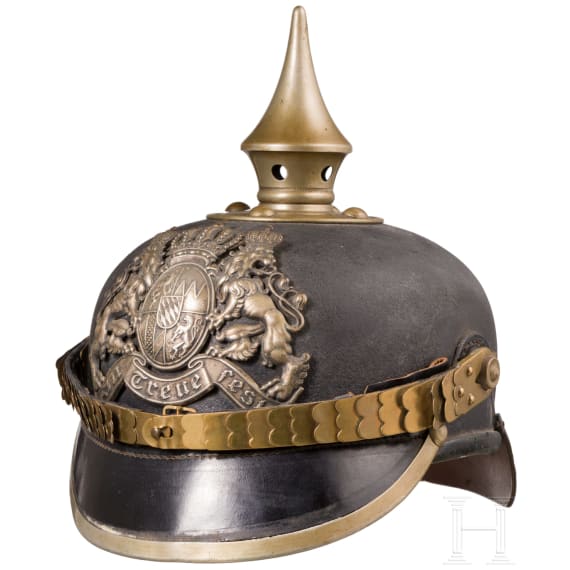 A helmet M 1896 for foot troops, dated 1915