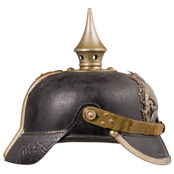 A helmet M 1896 for foot troops, dated 1915