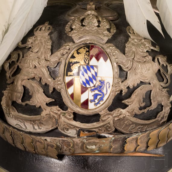 A helmet M 1886 for generals of the Bavarian Army, circa 1914&ndash;1918