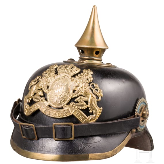 A helmet M 1896 for Line Infantry enlisted men