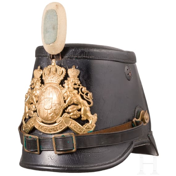 A shako M 1895 for enlisted men of the Jaeger troops, dated 1902