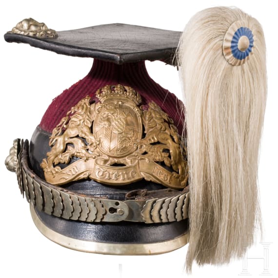 A Bavarian Uhlan&acute;s czapka M 1873/1886 for enlisted men